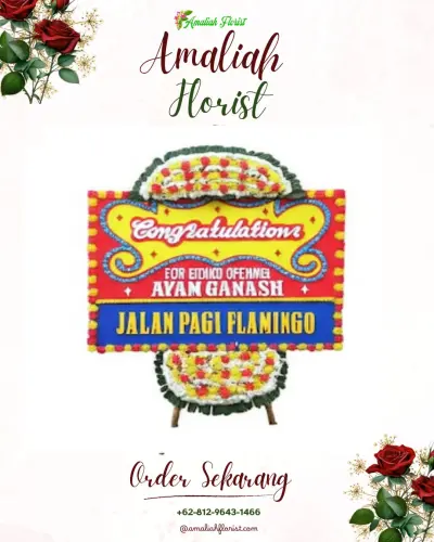 Bunga Papan Congratulation di Timur Indah